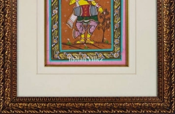 Devadasi Pattachitra Painting For Home Wall Art Decor ( With Frame)-2