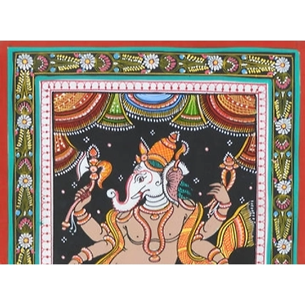 Shree Ganesh Pattachitra Wall Painting-2
