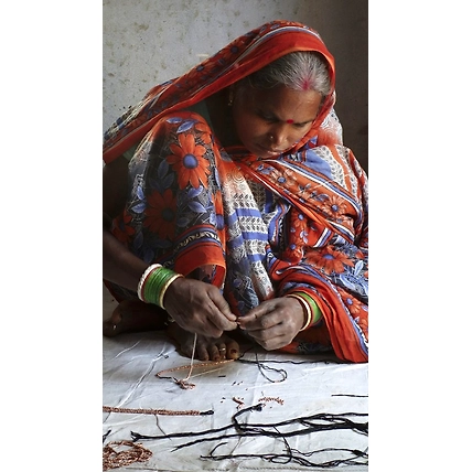 Handmade Tribal Dhokra Earrings-1