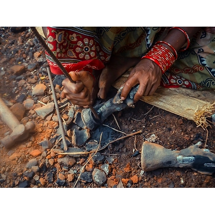 Handcrafted Pure Dhokra Tribal Jewellery-2