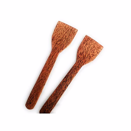 indevillez eco friendly coconut shell coconut wood spatula