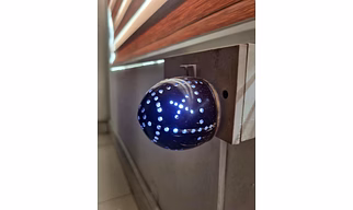 Eco friendly Coconut Shell COCONUT NIGHT LAMP WITH BULB