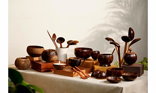 Eco friendly coconut shell