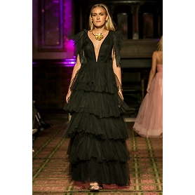 Ruffled Gown