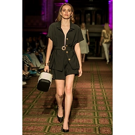 Shirt & Shorts Set - Belted