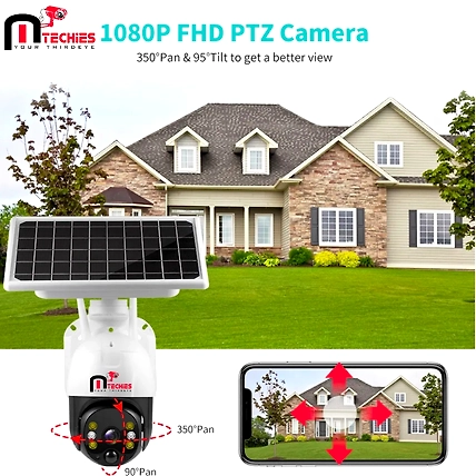 MTechies 4G Solar Camera,-1