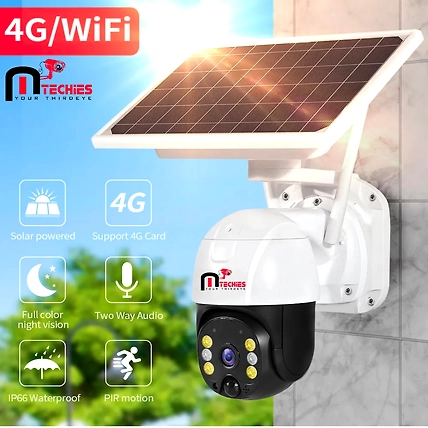 MTechies 4G Solar Camera,-4