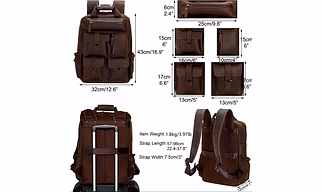 LEATHER BACKPACK BAG