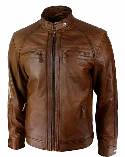 GENUINE LEATHER JACKET-12644657