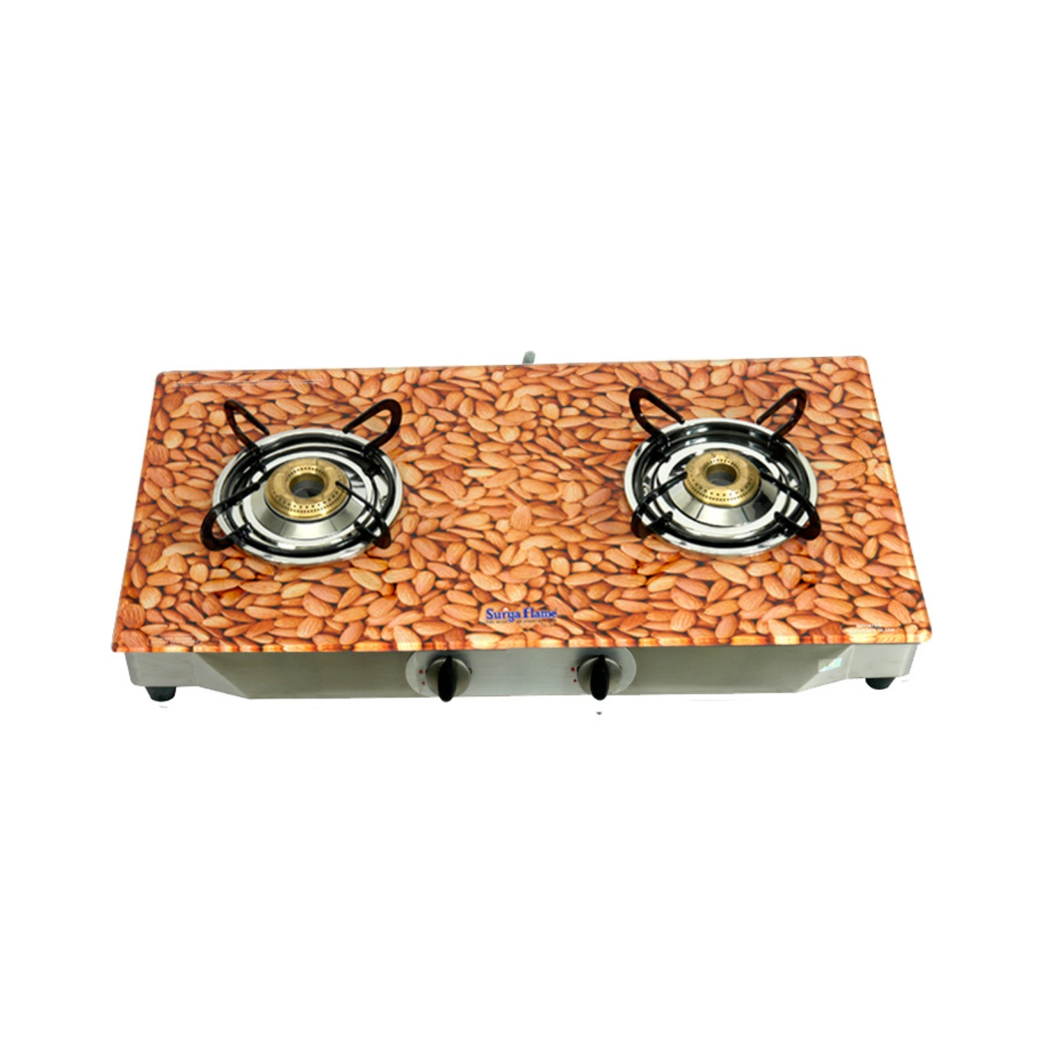 SF LPG Stove 2B Glaze Almond SS-SSCooktop-1059