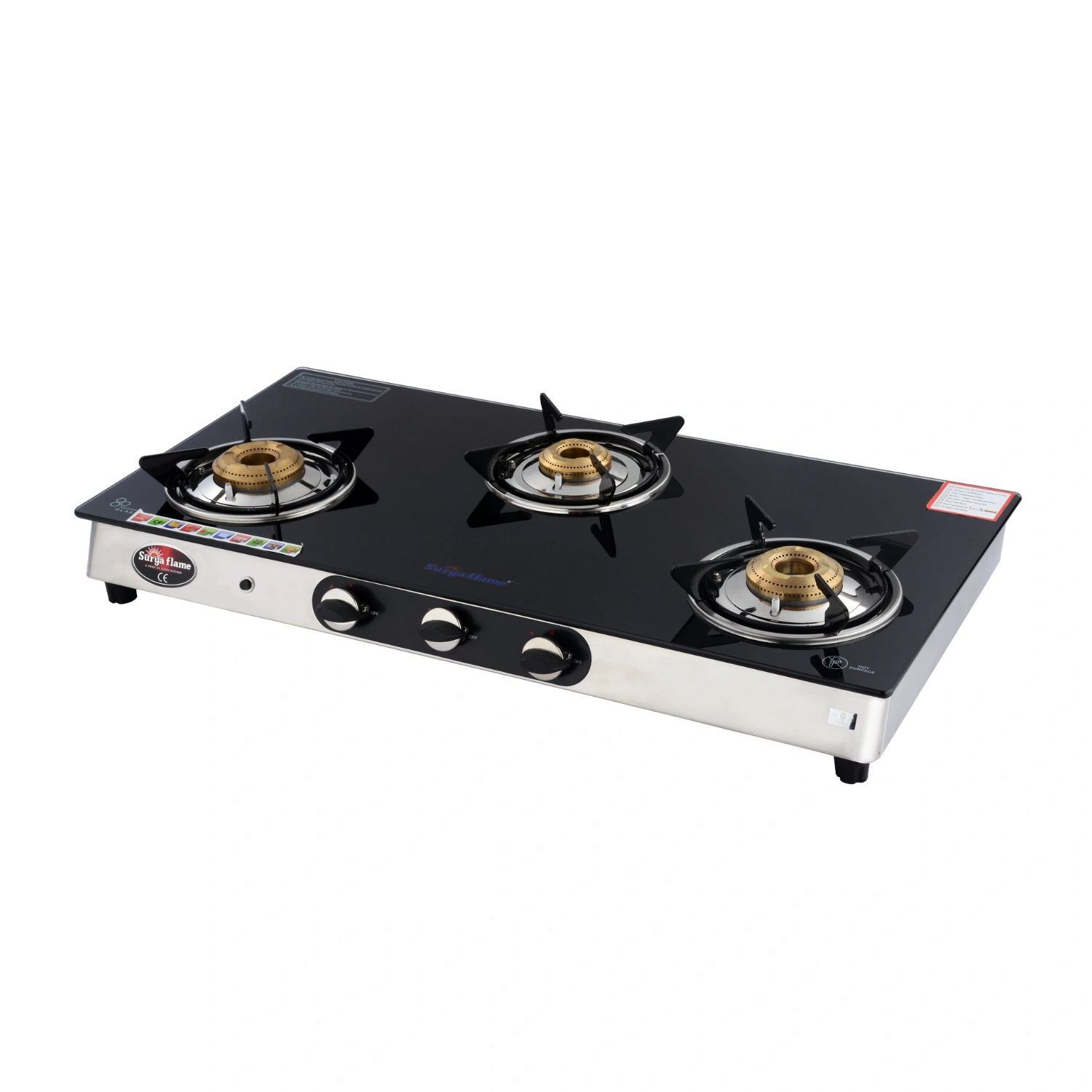 SF 3B Excel SS Auto LPG Stove-SSCooktop-1082