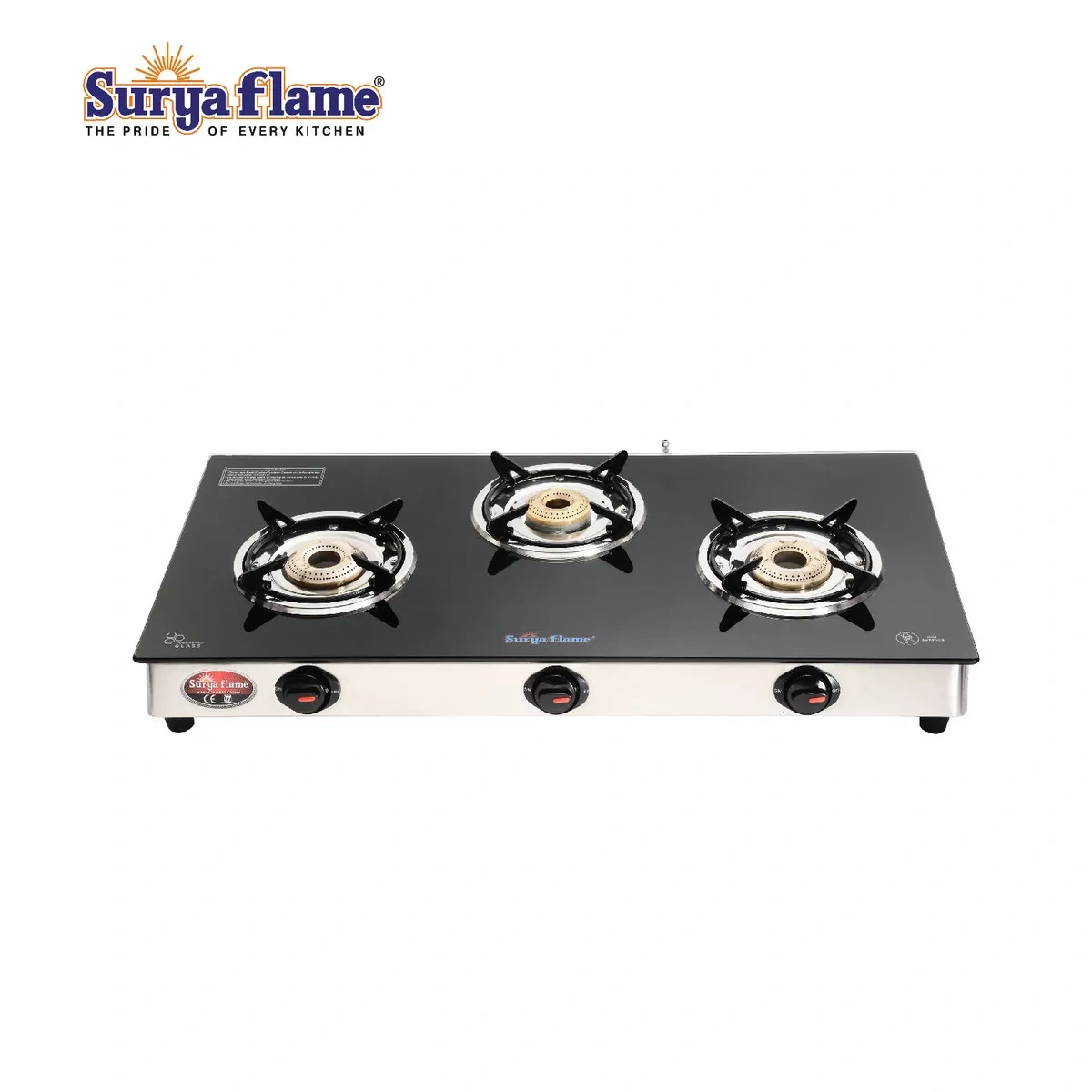 SF LPG Stove 3B Glaze SS NA-3