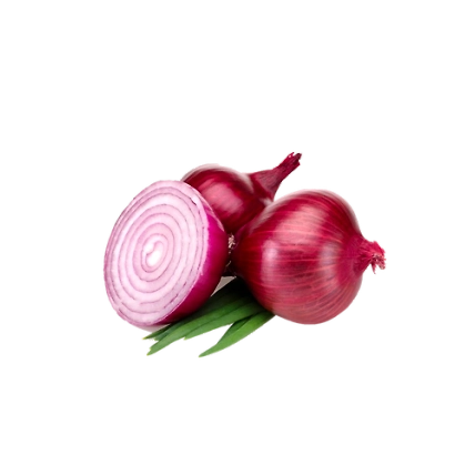 Indian Red &amp; White Onion-1