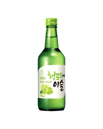Jinro Green Grape Soju 360mL-SOJ-Jin-0082-360mL