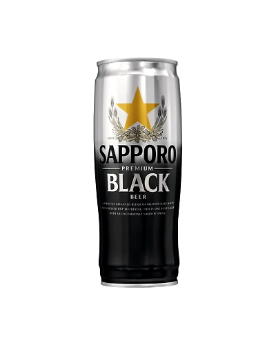 Sapporo Premium Black Beer in Can 650mL-BRC-Sap-0146-an650mL