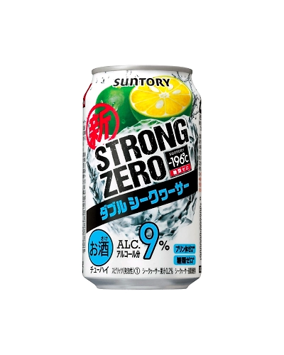Suntory Strong Zero Shekwasha 350mL-CHU-Sun-0187-ha350mL