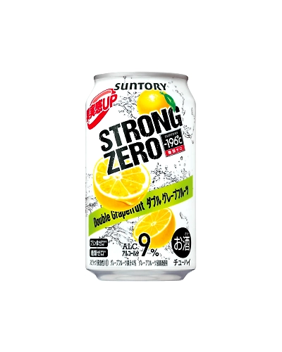Suntory Strong Zero Double Grapefruit 350mL-CHU-Sun-0188-it350mL