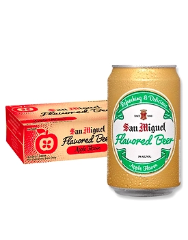 San Mig Apple Beer in Can 330ml 24-Pack