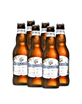 Hoegaarden Beer with Coriander & Orange Peel in Btl 330mL 6-pack