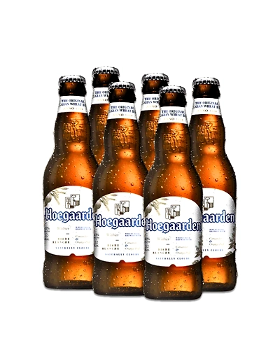 Hoegaarden Beer with Coriander &amp; Orange Peel in Btl 330mL 6-pack-BRB-Hoe-0138-30mL6-pack