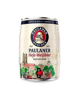 Paulaner Hefe-Weizen Munich Wheat Beer 5L
