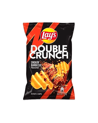 Lays Double Crunch Smokin Bbq 170g-VYS1625