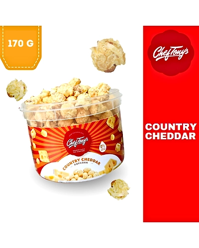 Chef Tony's Country Cheddar Popcorn 170g-VYS1669
