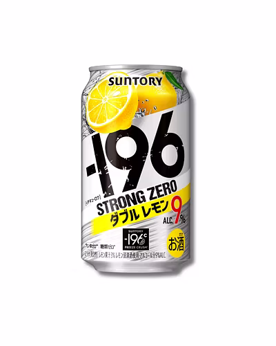 Suntory Strong Zero Double Lemon 350mL-VYS1196