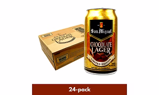 San Miguel Chocolate Lager in can 330 mL 24-pack