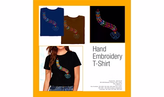 Hand Embroidery Women's Tops