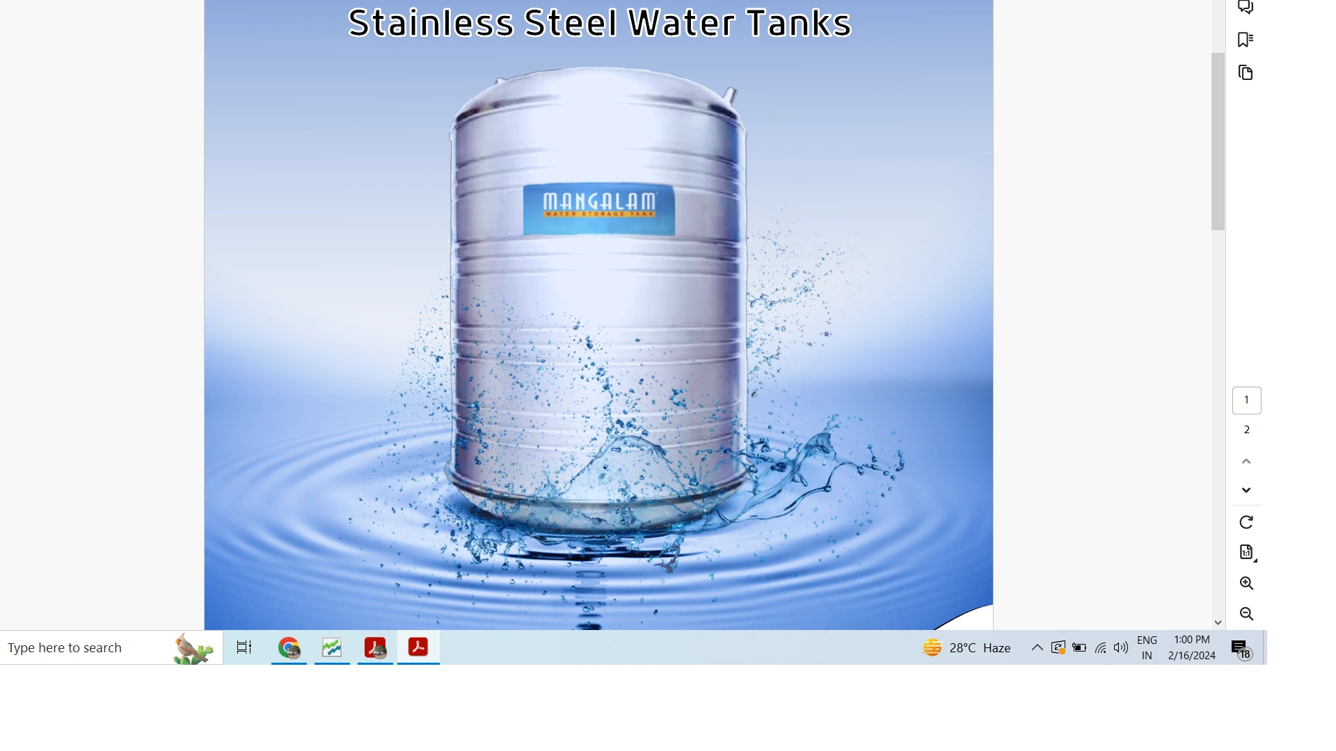 Stainless Steel Drinking Water Tank-950421-0c4f4dcb