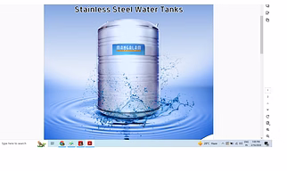 Stainless Steel Drinking Water Tank