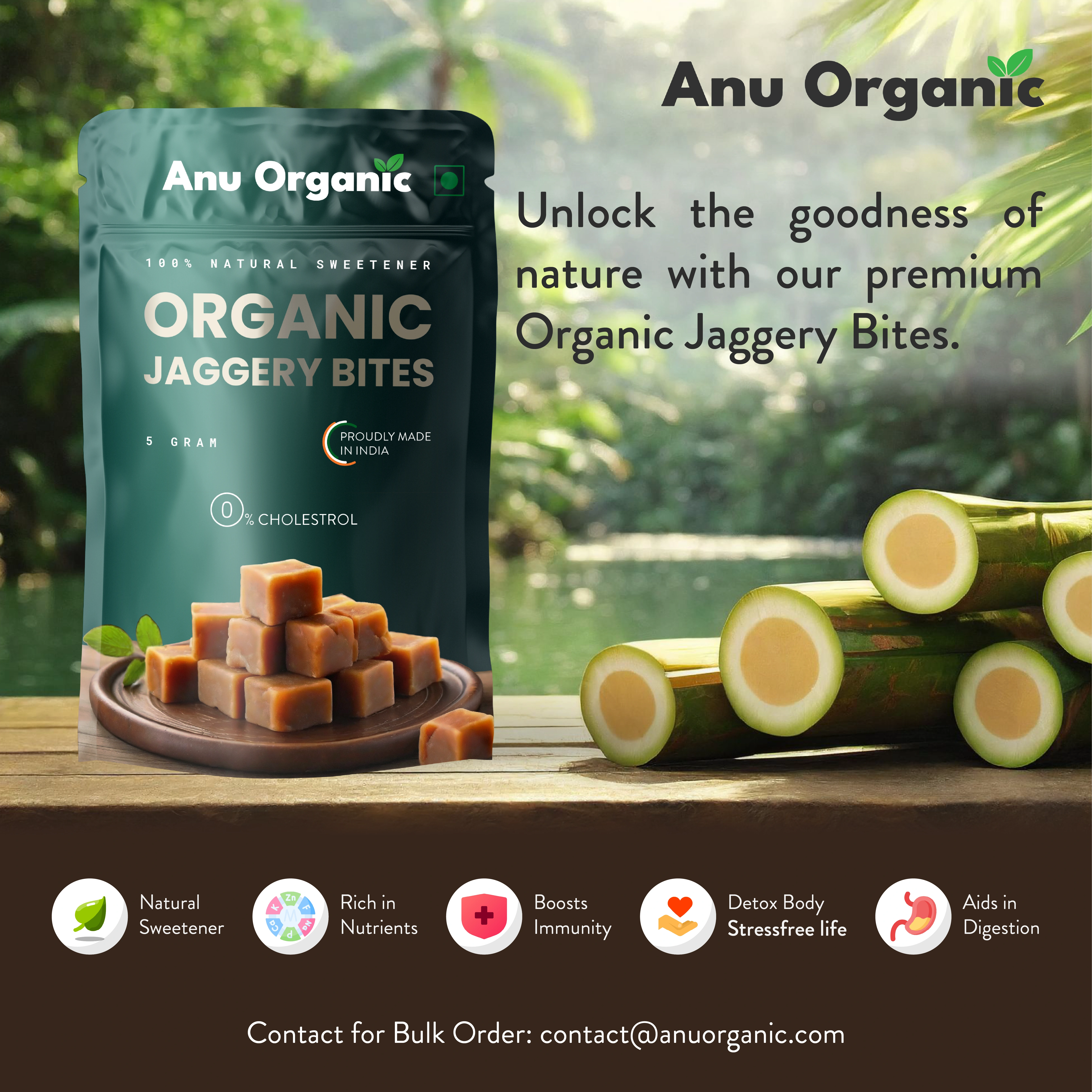 organic jaggery bites 750G-1