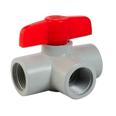 Solid Threeway Ball Valve-1