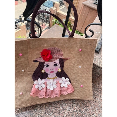 Jute handmade Bag