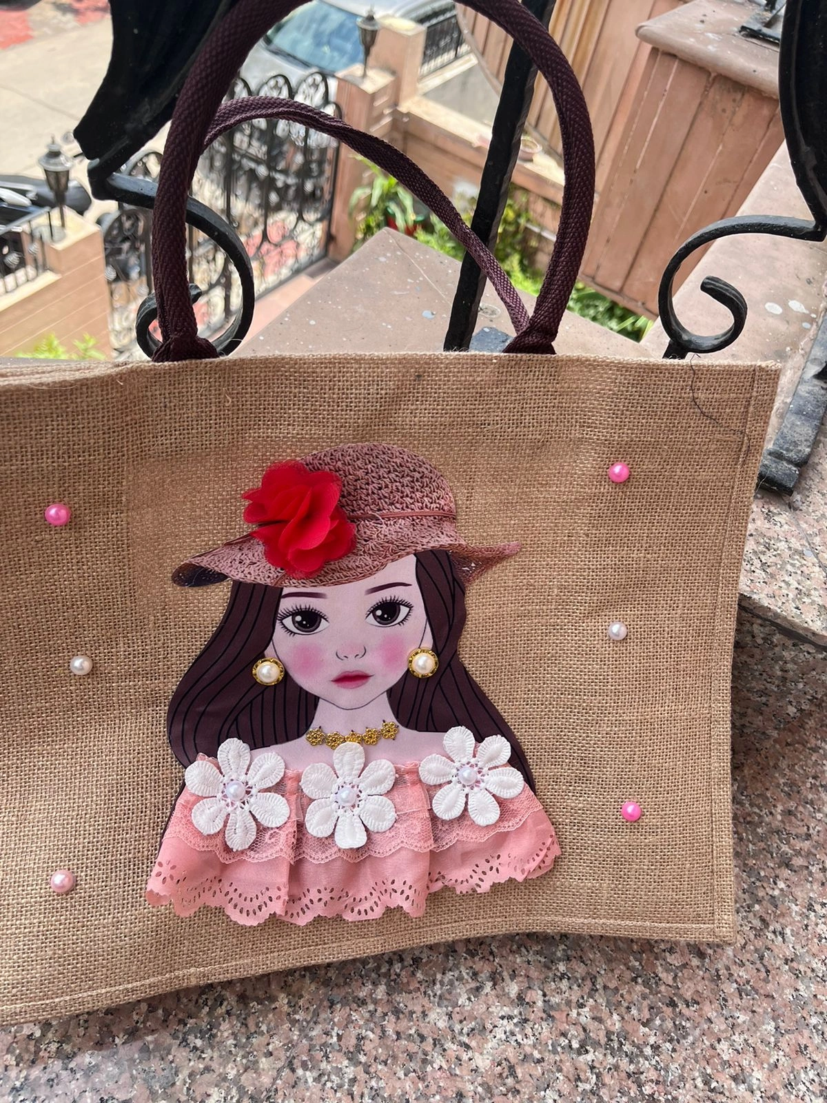 Jute handmade Bag-2