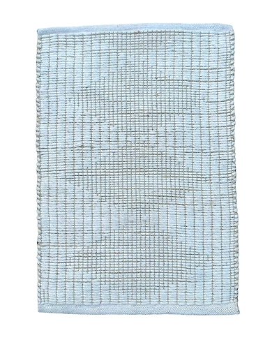 WHITE AND BROWN POLYSTER RUGS-12419886