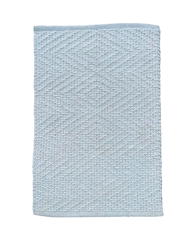 WHITE POLYSTER HAND MADE RUGS-1