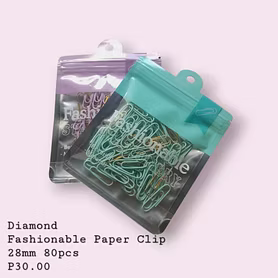 Diamond Fashionable Stationary Paper Clip