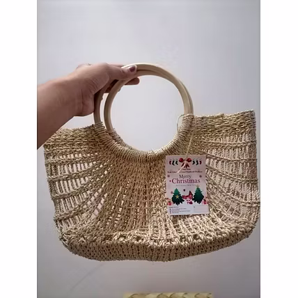 Abaca seethrough handbag-951197-1fc6aa65