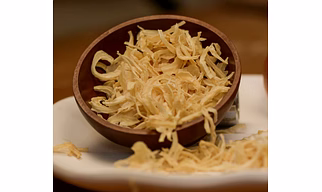 white dried onion