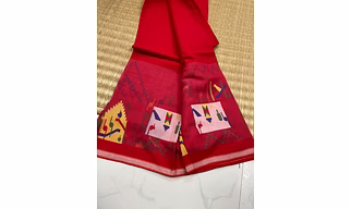 Jamdani heavy border jamdani fabrics