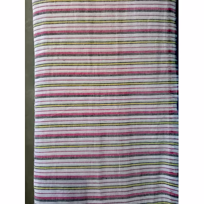 Handloom cotton stripes fabric-3