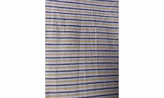 Handloom cotton stripes fabric