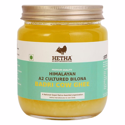 himalayan badri cow a2 cultured bilona ghee / a2 ghee