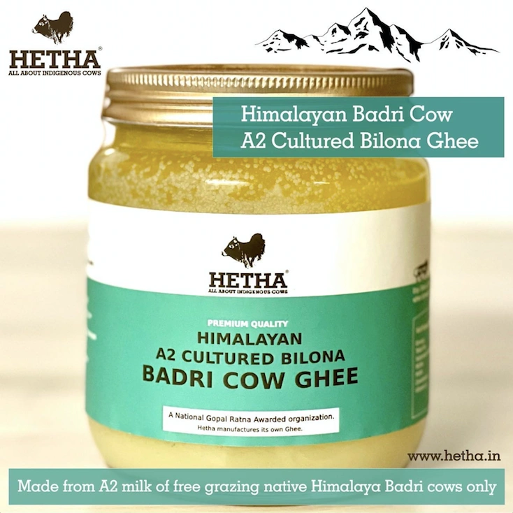 Himalayan Badri Cow A2 cultured Bilona Ghee / A2 Ghee-250 ml-1