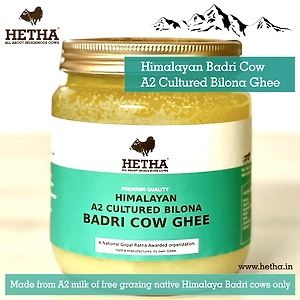 Himalayan Badri Cow A2 cultured Bilona Ghee / A2 Ghee