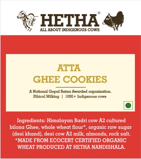 Atta Ghee Cookies / Whole Wheat Cookies with Ghee-200g-5