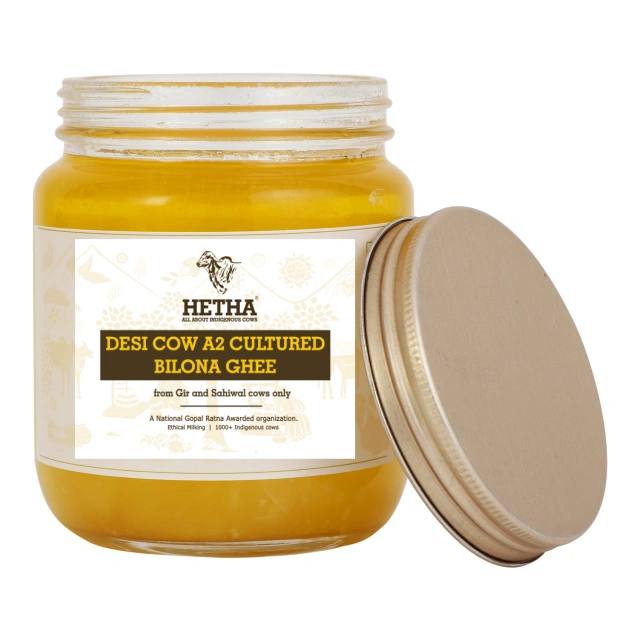 Desi Cow A2 cultured Bilona Ghee / A2 Ghee-Het1180