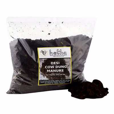 desi cow dung manure
